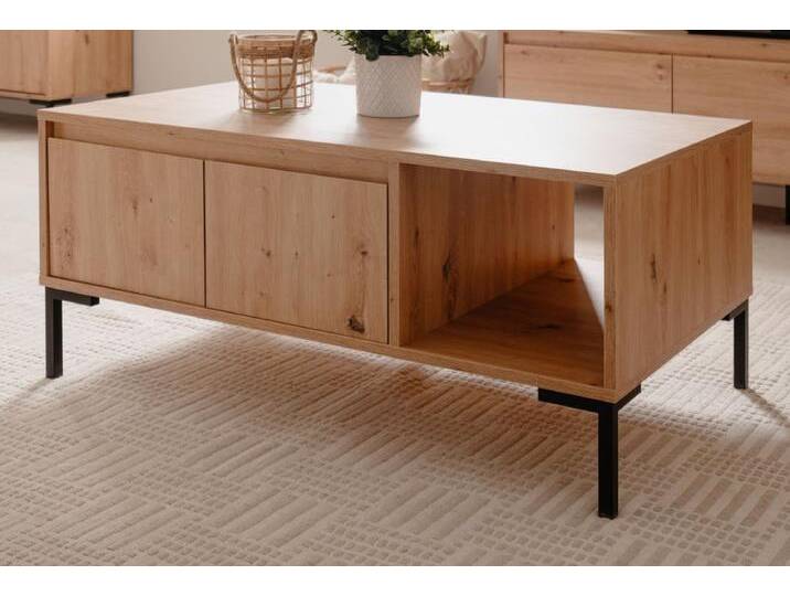 Couchtisch Bastia in Artisan Eiche 100 x 60 cm von GÜNSTIG EINRICHTEN
