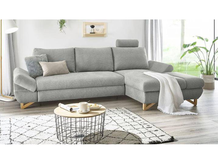 Ecksofa Skalm in grau 284 cm von GÜNSTIG EINRICHTEN