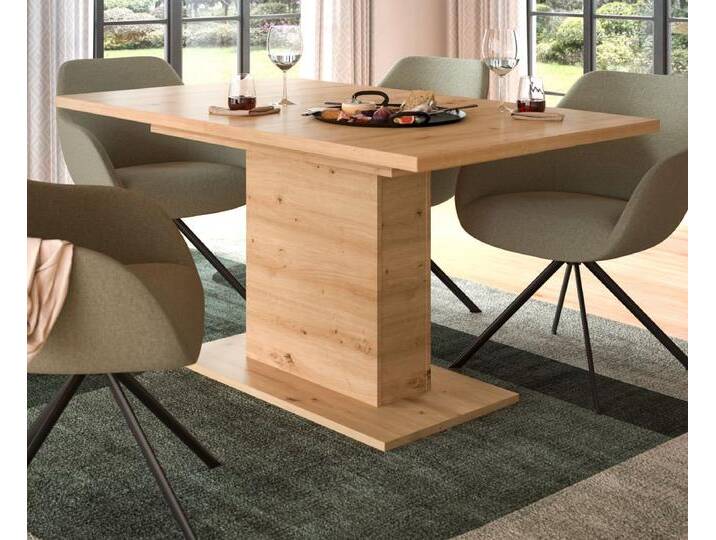 Esstisch Home-X in Eiche ausziehbar 150 - 190 cm von GÜNSTIG EINRICHTEN