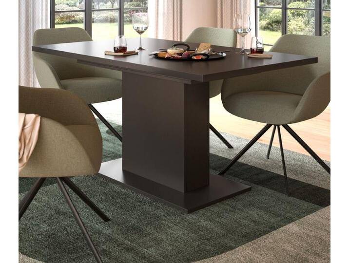 Esstisch Home-X in grau ausziehbar 150 - 190 cm von GÜNSTIG EINRICHTEN