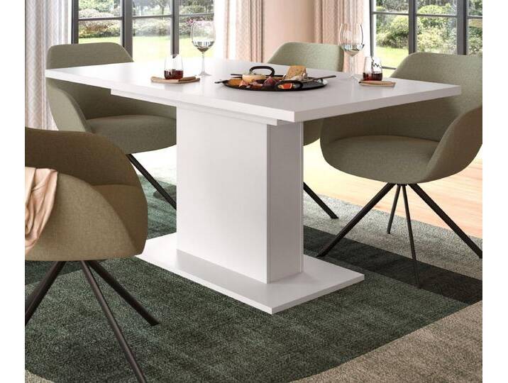 Esstisch Home-X in weiß ausziehbar 150 - 190 cm von GÜNSTIG EINRICHTEN