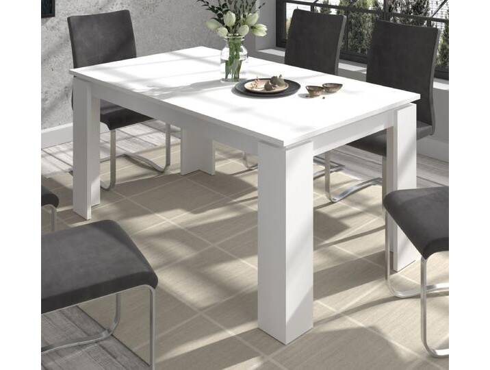 Esstisch ausziehbar Selen in weiß 160 - 200 x 90 cm von GÜNSTIG EINRICHTEN