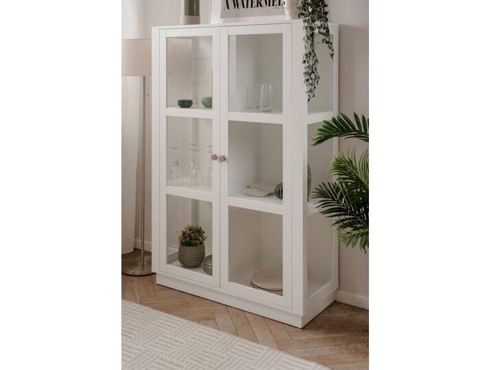 Highboard Blanverd in weiß 100 x 150 cm Highboard Blanverd in weiß 100 x 150 cm von GÜNSTIG EINRICHTEN