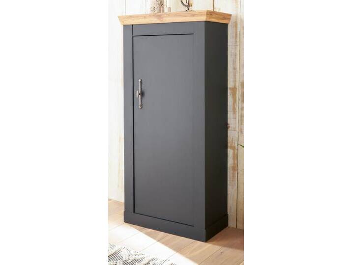 Kommode Ribera in grau und Eiche Wotan Landhaus 72 x 146 cm von GÜNSTIG EINRICHTEN