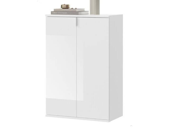 Kommode SystemX in weiß Hochglanz 61 x 99 cm von GÜNSTIG EINRICHTEN
