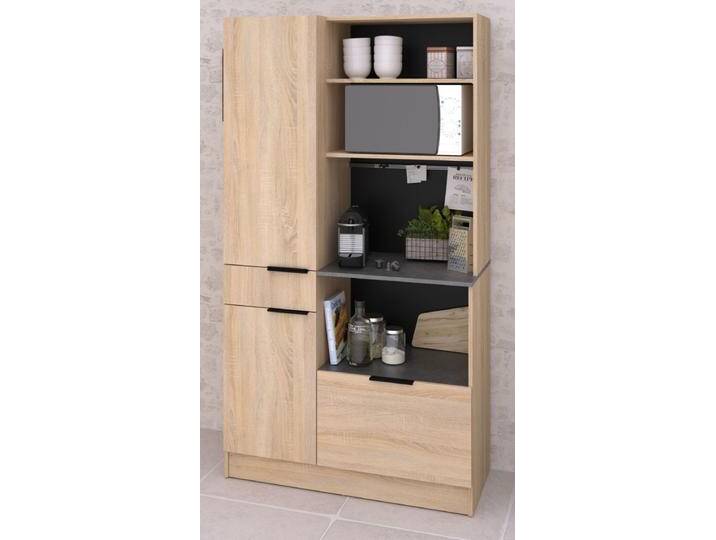 Parisot Buffetschrank Fumay in Eiche und grau 100 cm von GÜNSTIG EINRICHTEN