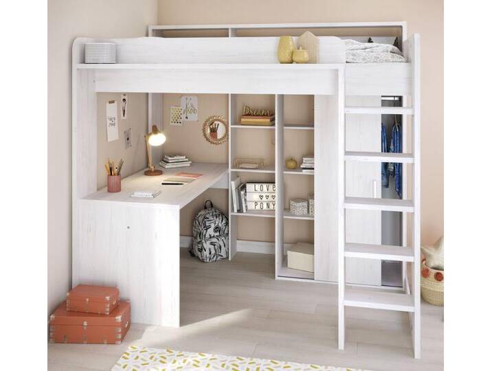 Parisot Hochbett Higher in Kiefer hell 206 cm Parisot Hochbett Higher in Kiefer hell 206 cm von GÜNSTIG EINRICHTEN