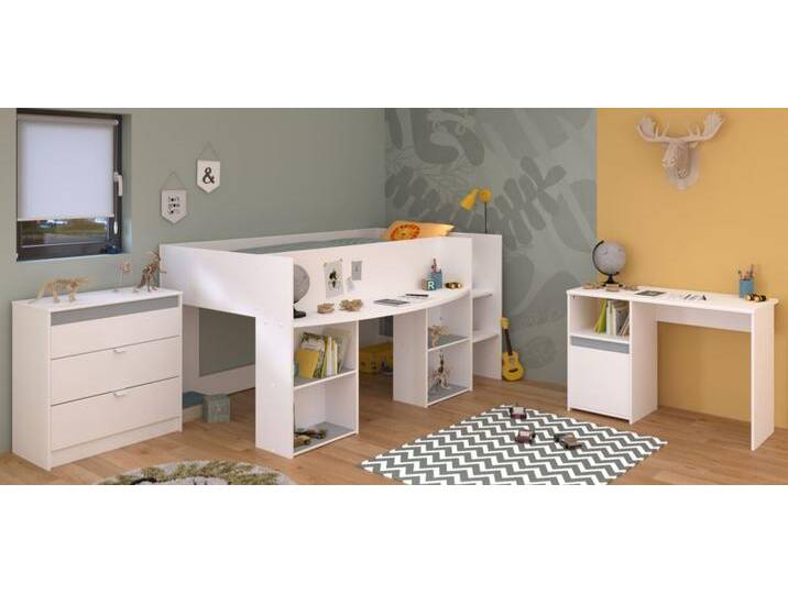 Parisot Kinderzimmer und Jugendzimmer Pirouette in weiß Set 3-tlg. von GÜNSTIG EINRICHTEN
