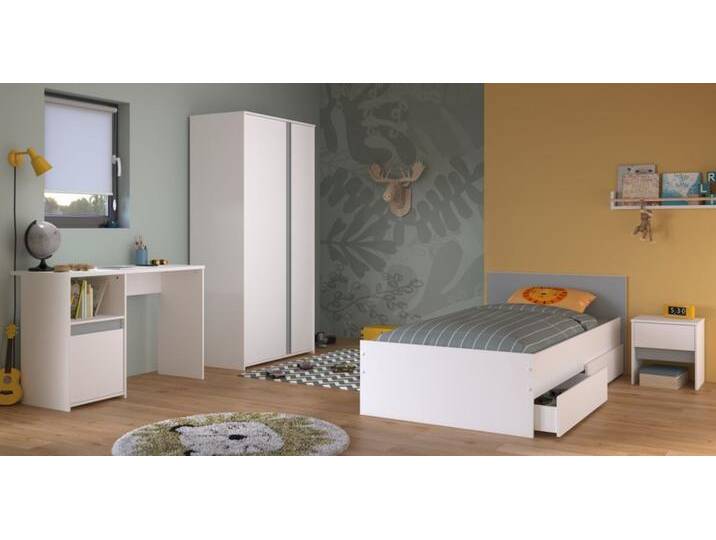 Parisot Kinderzimmer und Jugendzimmer Pirouette in weiß Set 4-tlg. von GÜNSTIG EINRICHTEN