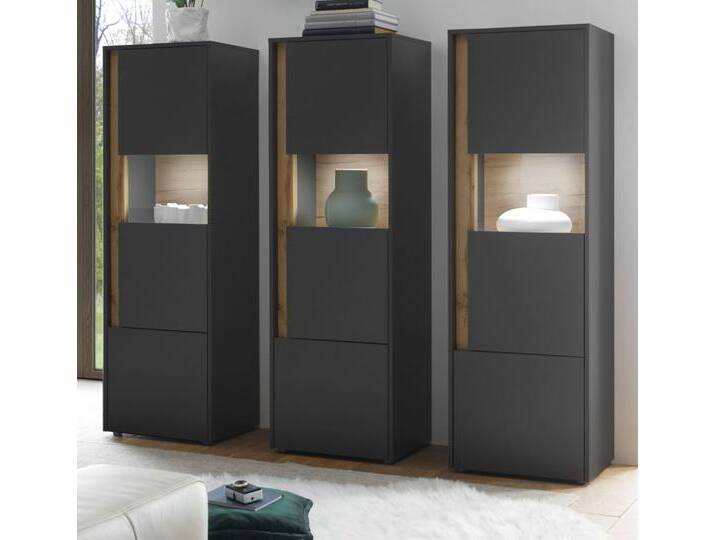 Schrank Set 3-teilig Center in grau matt und Eiche Wotan 190 x 155 cm Schrank Set 3-teilig Center in grau matt und Eiche Wotan 190 x 155 cm von GÜNSTIG EINRICHTEN