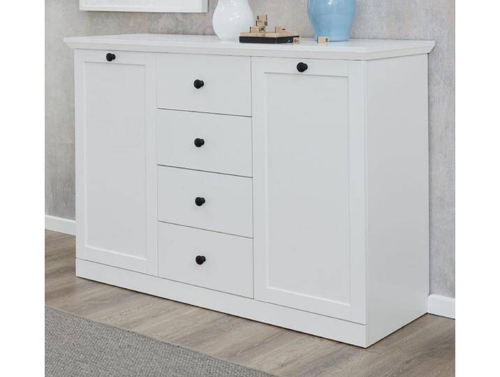 Sideboard Baxter in weiß Kommode 119 cm von GÜNSTIG EINRICHTEN