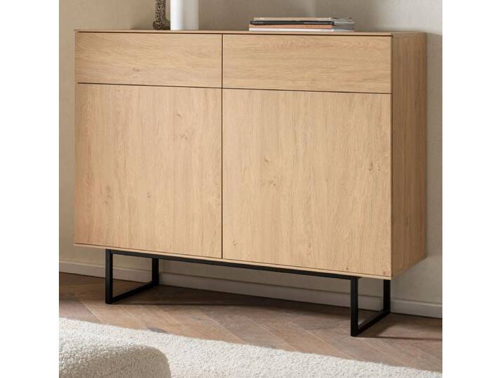 Sideboard Breda in Eiche 115 x 98 cm von GÜNSTIG EINRICHTEN