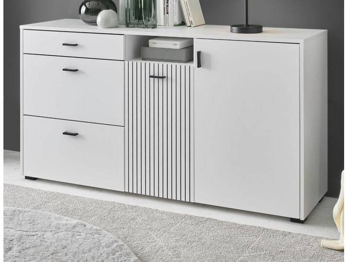 Sideboard Merced in weiß matt 150 cm von GÜNSTIG EINRICHTEN