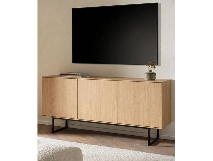 TV-Lowboard Breda in Eiche 150 x 70 cm Komforthöhe TV-Lowboard Breda in Eiche 150 x 70 cm Komforthöhe von GÜNSTIG EINRICHTEN
