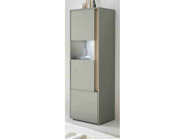 Vitrine Center in Salbei und Eiche 50 x 155 cm Vitrine Center in Salbei und Eiche 50 x 155 cm von GÜNSTIG EINRICHTEN