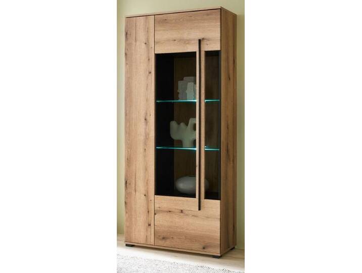 Vitrine Design-D in Evoke Eiche 90 x 200 cm von GÜNSTIG EINRICHTEN