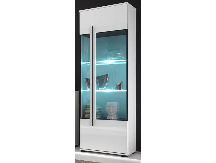 Vitrine Design-D in Hochglanz weiß 60 x 200 cm Vitrine Design-D in Hochglanz weiß 60 x 200 cm von GÜNSTIG EINRICHTEN