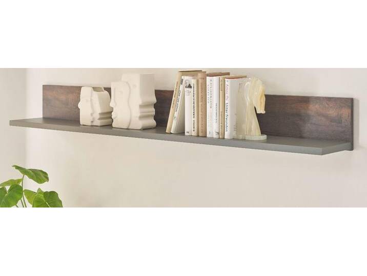 Wandboard Piano in Eiche und grau 152 cm von GÜNSTIG EINRICHTEN