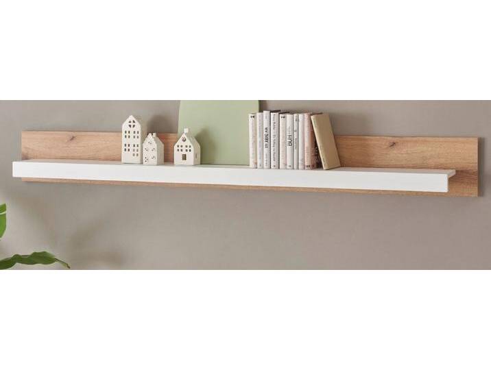 Wandboard Rivian in weiß matt und Eiche 198 cm von GÜNSTIG EINRICHTEN
