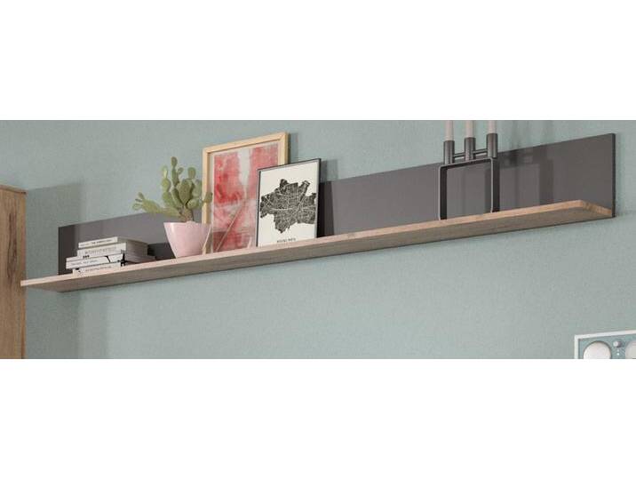 Wandboard Tomaso in Eiche und grau 180 cm von GÜNSTIG EINRICHTEN