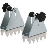 Günzburger Steigtechnik - 2x Schwenkfuß Kralle - 019226 von GÜNZBURGER STEIGTECHNIK