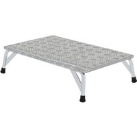 Arbeitspodest Aluminium-Warzenblech 1 Stufe - 050032 - Günzburger Steigtechnik von GÜNZBURGER STEIGTECHNIK