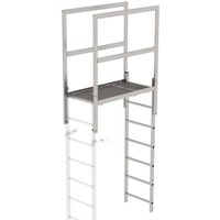 Günzburger Steigtechnik Attika-Überstieg Edelstahl Länge 1.400 mm - 064184 von GÜNZBURGER STEIGTECHNIK