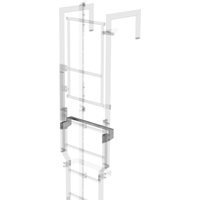 Ausstiegstritt Stahl-verzinkt 620 mm Spaltbreite 100 mm - 063971 - Günzburger Steigtechnik von GÜNZBURGER STEIGTECHNIK