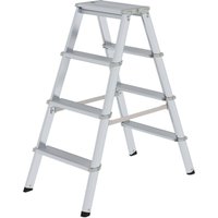 Günzburger Steigtechnik ML Stufen-Stehleiter beidseitig begehbar 2x4 Stufen - 011234 von GÜNZBURGER STEIGTECHNIK