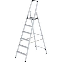 Günzburger Steigtechnik ML Stufen-Stehleiter einseitig begehbar 6 Stufen - 011226 von GÜNZBURGER STEIGTECHNIK