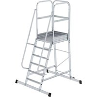 Günzburger Steigtechnik - Plattformleiter mit Rollen 6 Stufen - 303106 von GÜNZBURGER STEIGTECHNIK