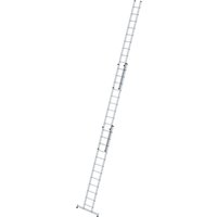 Günzburger Steigtechnik Sprossen-Schiebeleiter 3tlg. mit nivello-Traverse 3 x 12 Sprossen - 020612 von GÜNZBURGER STEIGTECHNIK