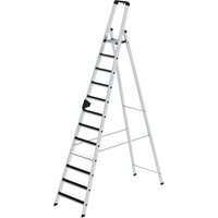 Günzburger Steigtechnik - Stufen-Stehleiter einseitig begehbar mit clip-step 12 Stufen - 041512 von GÜNZBURGER STEIGTECHNIK