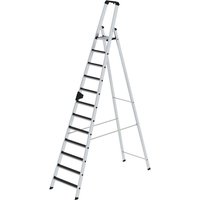 Günzburger Steigtechnik - Stufen-Stehleiter einseitig begehbar mit clip-step R13 12 Stufen - 041632 von GÜNZBURGER STEIGTECHNIK