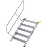 Günzburger Steigtechnik Treppe 45° Stufenbreite 1.000 mm 5 Stufen Aluminium geriffelt - 600345 Günzburger Steigtechnik Treppe 45° Stufenbreite 1.000 mm 5 Stufen Aluminium geriffelt - 600345 von GÜNZBURGER STEIGTECHNIK