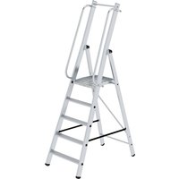 MUNK ML Bauleiter Aluminium-Stufenstehleiter 5 Stufen von GÜNZBURGER STEIGTECHNIK