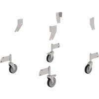 Nachrüstsatz Lenkrolle Edelstahl für Podesttreppe einseitig begehbar - 050120 - Günzburger Steigtechnik von GÜNZBURGER STEIGTECHNIK