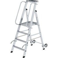 Günzburger Steigtechnik - Plattformleiter mit Rollen und Griff 4 Stufen mit Ablageschale - 051084 Günzburger Steigtechnik - Plattformleiter mit Rollen und Griff 4 Stufen mit Ablageschale - 051084 von GÜNZBURGER STEIGTECHNIK