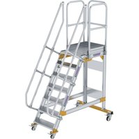 Plattformtreppe 60° fahrbar Stufenbreite 0,6 m 7 Stufen - 600707 - Günzburger Steigtechnik Plattformtreppe 60° fahrbar Stufenbreite 0,6 m 7 Stufen - 600707 - Günzburger Steigtechnik von GÜNZBURGER STEIGTECHNIK