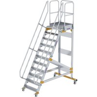Plattformtreppe 60° fahrbar Stufenbreite 0,8 m 11 Stufen - 600731 - Günzburger Steigtechnik von GÜNZBURGER STEIGTECHNIK