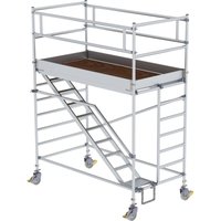 Rollgerüst 1,35 x 2,45 m mit Schrägaufstieg Plattformhöhe 2,35 m - 167110 - Günzburger Steigtechnik Rollgerüst 1,35 x 2,45 m mit Schrägaufstieg Plattformhöhe 2,35 m - 167110 - Günzburger Steigtechnik von GÜNZBURGER STEIGTECHNIK