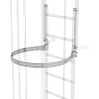 Günzburger Steigtechnik Rückenschutzbügel ø 700 mm Aluminium eloxiert - 061234 von MUNK