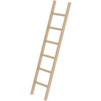 Günzburger Steigtechnik - Sprossen-Anlegeleiter Holz ohne Traverse 6 Sprossen - 033106 von MUNK