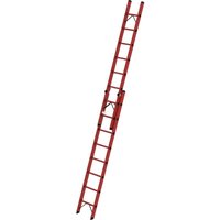 Günzburger Steigtechnik - Sprossen-Schiebeleiter 2tlg. gfk ohne Traverse 2 x 8 Sprossen - 036108 von GÜNZBURGER STEIGTECHNIK