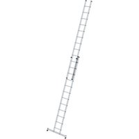 Sprossen-Schiebeleiter 2tlg. mit nivello-Traverse 2 x 12 Sprossen - 020412 - Günzburger Steigtechnik von GÜNZBURGER STEIGTECHNIK