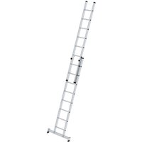 Sprossen-Schiebeleiter 2tlg. mit nivello-Traverse 2 x 8 Sprossen - 020408 - Günzburger Steigtechnik von GÜNZBURGER STEIGTECHNIK