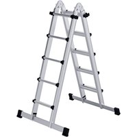 Teleskopleiter 4tlg. mit Traverse 4 x 5 Sprossen - 032123 - Günzburger Steigtechnik von GÜNZBURGER STEIGTECHNIK