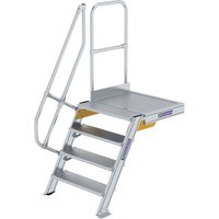 Treppe mit Plattform 60° Stufenbreite 800 mm 4 Stufen Aluminium geriffelt - 600384 - Günzburger Steigtechnik Treppe mit Plattform 60° Stufenbreite 800 mm 4 Stufen Aluminium geriffelt - 600384 - Günzburger Steigtechnik von GÜNZBURGER STEIGTECHNIK