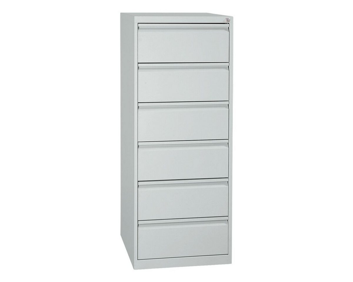 GUERKAN Aktenschrank Karteschrank bis DIN A5 quer, 6 Schubladen, abschließbar, 53x132 cm von GUERKAN