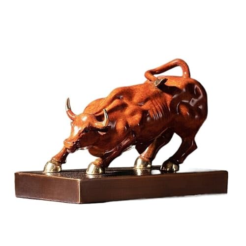 GUERNSEY Statuen-Ornament zum Anziehen von Reichtum Hause Kupfer Desktop Kuh Ornamente Wohnzimmer Veranda Handgemachte Statue Büro Studie Dekorative Handwerk Reichtumsdekor von GUERNSEY